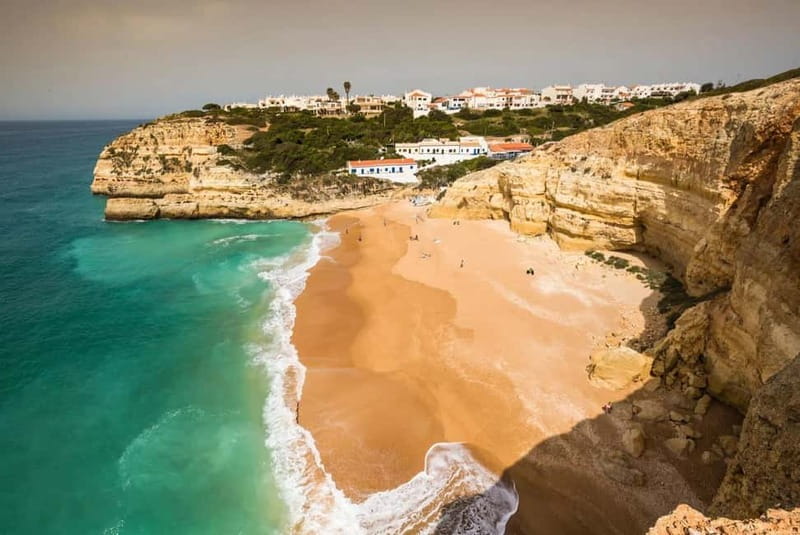 Algarve Adventures from Lisbon + Benagil Cave Boat Tour! - Praia Dona Ana and Praia do Camilo: Golden Sand Views, Then Back to the Cliffs