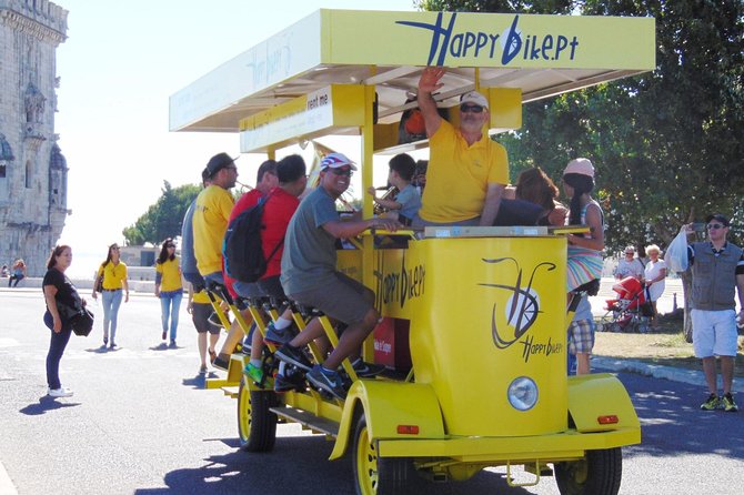 Beer Bike Lisbon - The Route: Belém Tower, the Discoveries Monument, and the Bridge Area