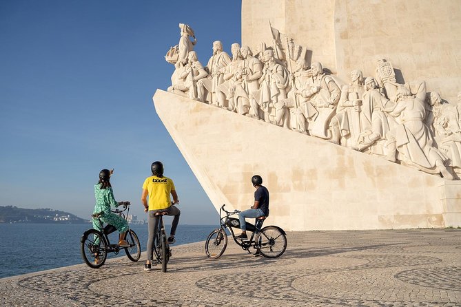 Belém E-Bike Guided Tour Explore Lisbon by the river - Under the 25 de Abril Bridge and into Alcântara views