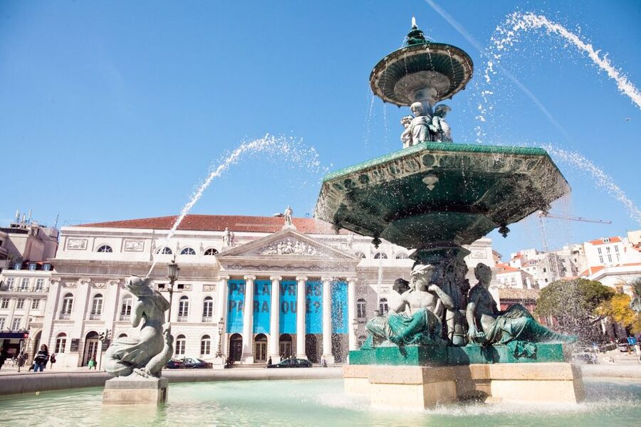 Burguês: Lisbon City Center Private Tuk Tuk Tour - Rossio Square and Commerce Square: The City’s Power District at Street Level