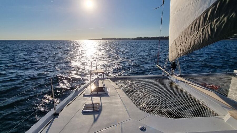 Cascais:Luxury Private Sailing Catamaran Cruise with a Drink - The forts and defenses: why the coastline has stories