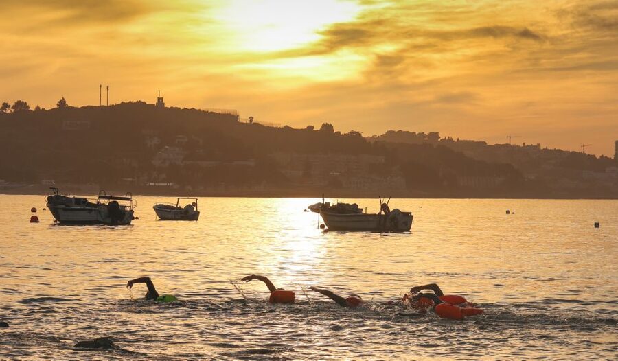 Cascais: Open Water Swimming - The end of the swim: tea and a calmer brain