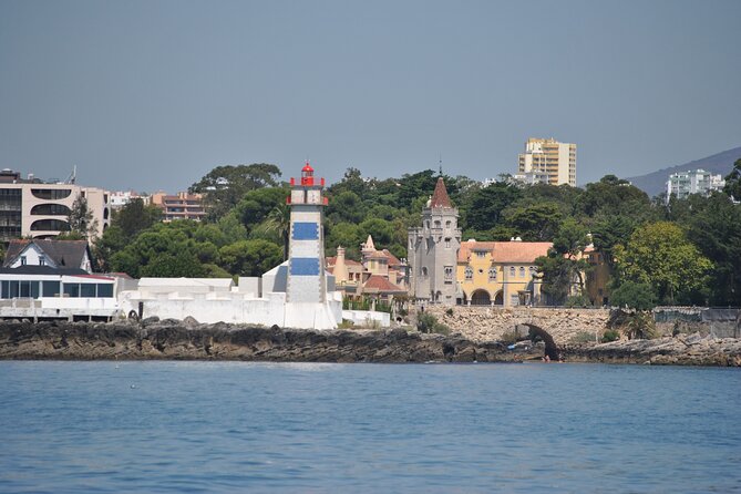 Cascais Romantic Luxury Private 2h Cruise with sparkling wine - Stop by stop: Cascais Marina, lighthouse passes, and beach angles