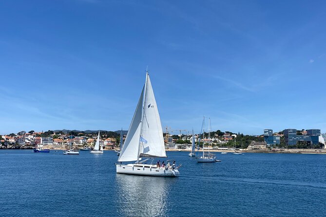 Cascais Romantic Luxury Private 2h Cruise with sparkling wine - Estoril Beaches and the final beach stop on the way back