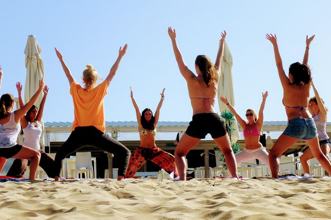 Costa da Caparica Surf and Yoga from Lisbon - Beach Yoga: Simple Moves, Real Relaxation on the Shore