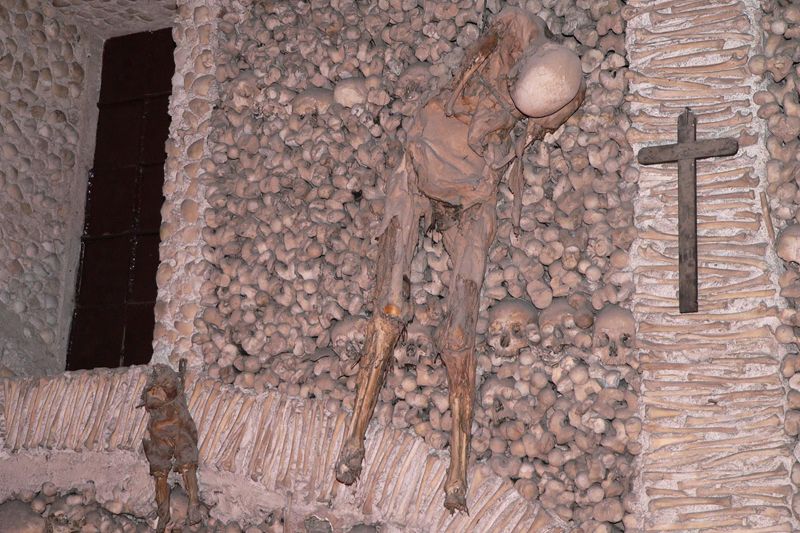 Évora and Megaliths Full-Day Tour from Lisbon - Capela dos Ossos at St. Francis: the Chapel of Bones moment