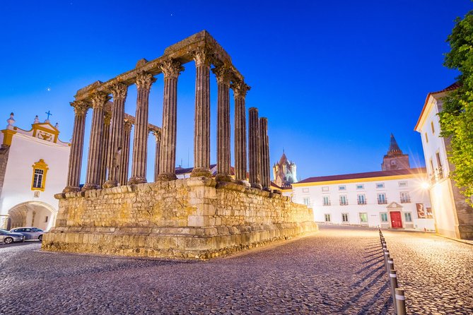 Evora and Monsaraz Private Tour From Lisbon - Entering Evora and Monsaraz in a private Mercedes