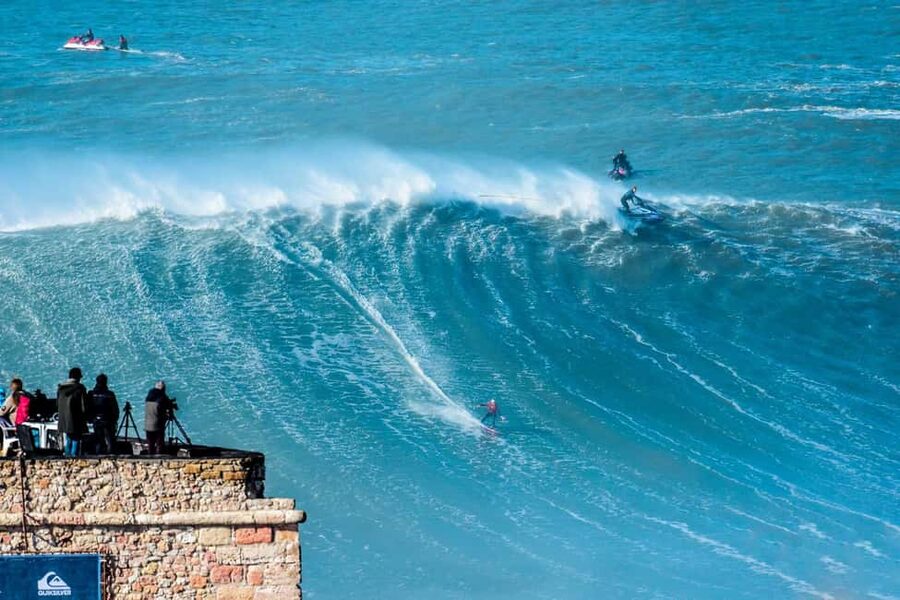 From Lisbon: Nazare Big Waves and Óbidos Guide Day Trip - Leaving Lisbon: A Van Ride That Sets the Tone