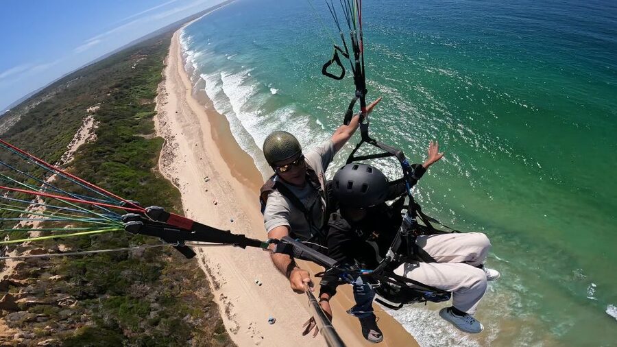 From Lisbon: Paragliding Tandem Flight - Key Points You Will Care About