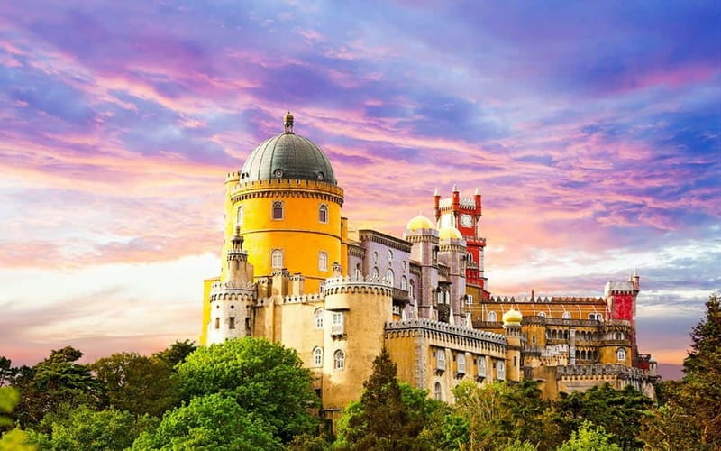 From Lisbon:private tour to Sintra, Cabo da Roca, & Cascais - Pena Palace: timed entry, rainbow color, and smart expectations