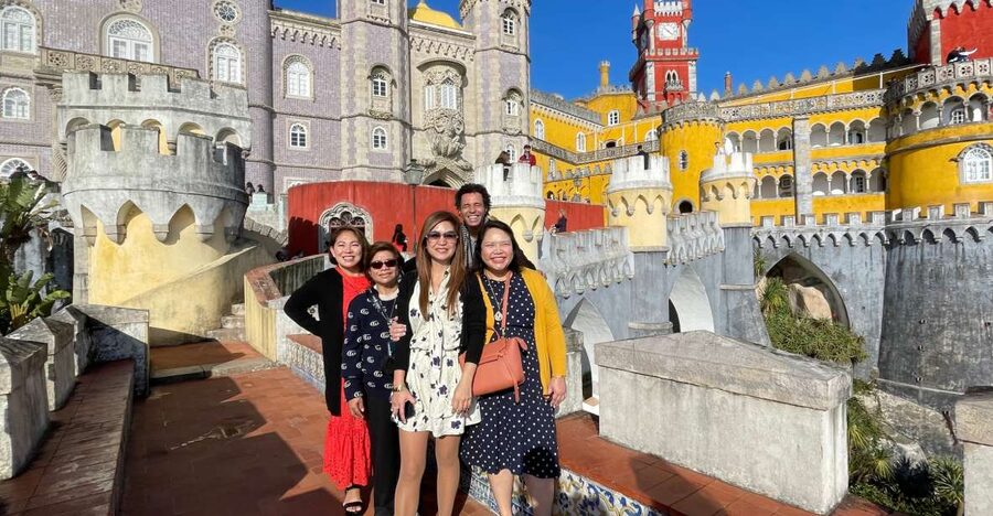 From Lisbon: Sintra, Cabo da Roca, Cascais, & Estoril Tour - Pena Palace in the Sintra Mountains: color, crowds, and best use of your time