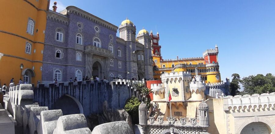 From Lisbon: Sintra Private Tour Full-Day in a Premium Car - Pena National Palace: the colorful style mash-up