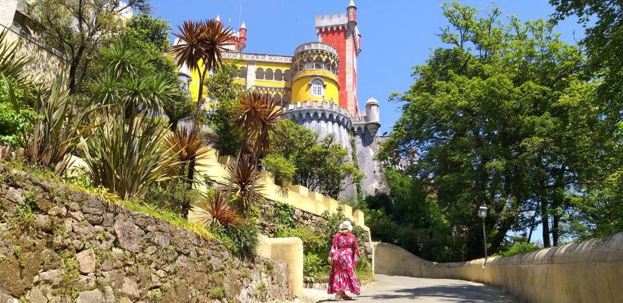 From Lisbon: Sintra, Regaleira and Pena Palace Guided Tour - Group size, language mixing, and hearing the guide on a long day