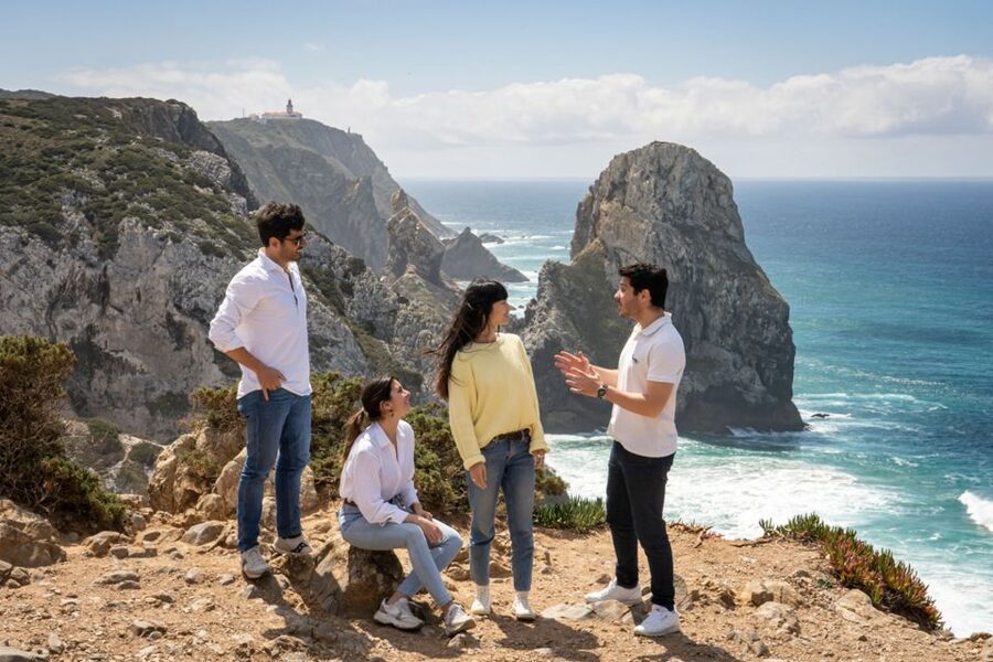 From Lisbon: Sintra with Pena Palace and Cabo da Roca by 4WD - Cabo da Roca: the westernmost point of Europe, with Camões in mind