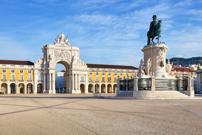 From Lisbon: Small Group Sintra, Pena Palace, Cascais & Belém - Belém Tower, Monument to the Discoveries, and Jerónimos Monastery exterior in one guided sweep
