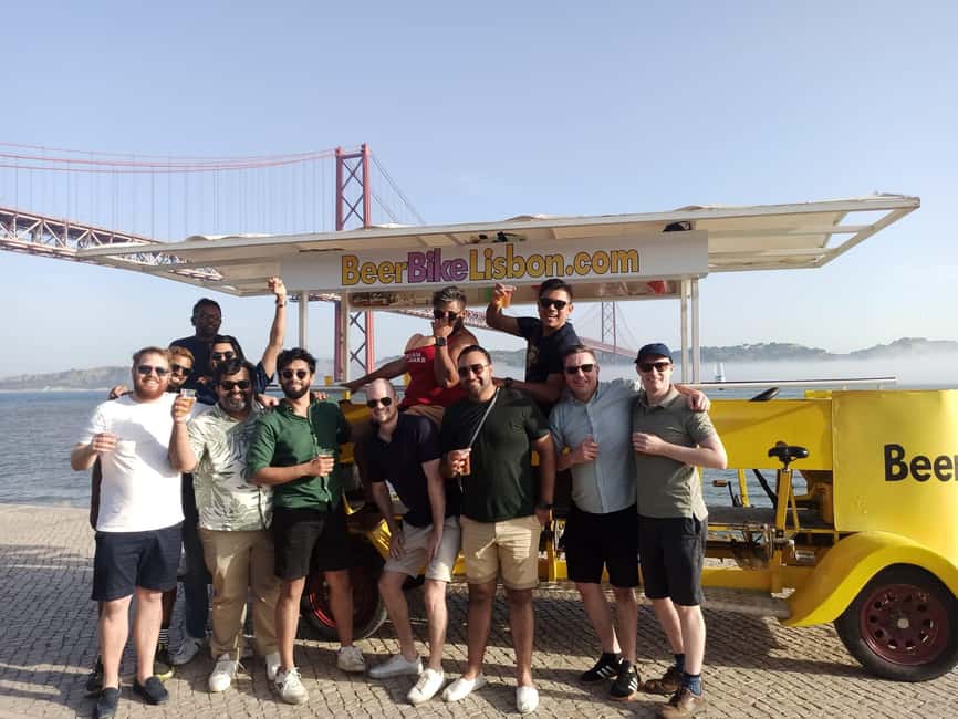 Lisbon: 1-Hour Beer or Sangria Bike Sightseeing Tour - Key Points Worth Noticing