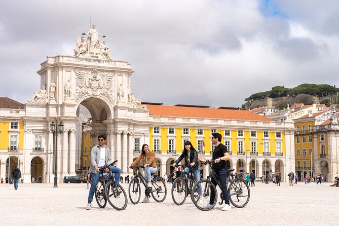 Lisbon 360 City Tour: Bike tour, Boat Trip and Helicopter Flight - Bairro Alto stop, São Pedro de Alcântara viewpoints plus St Roque and Carmo