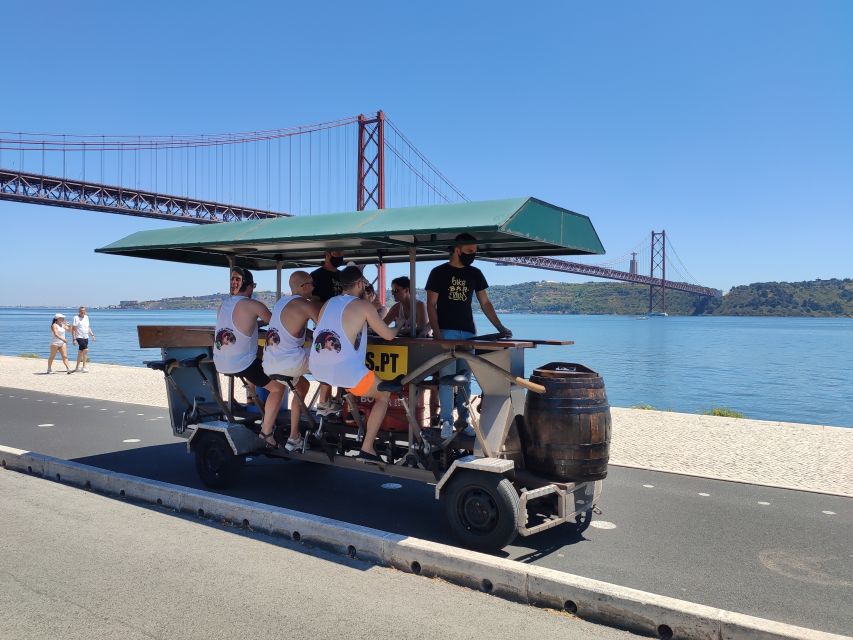 Lisbon: Beer Bike Tour with Sangria and Beer - How the one-hour timing feels: fun, but not always deep