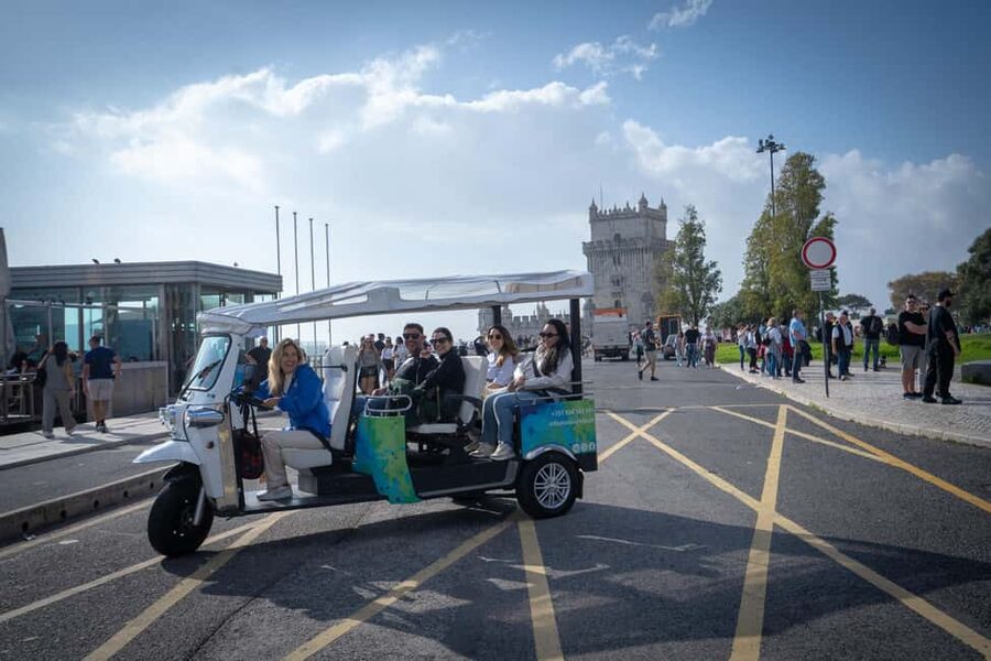 Lisbon: Belem Guided Sightseeing Tour by Tuk Tuk - Tuk Tuk Pickup to Scenic Passes, Smooth From the Start