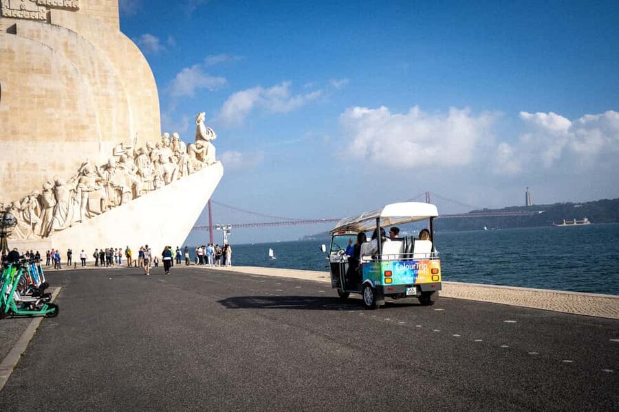 Lisbon: Belem Guided Sightseeing Tour by Tuk Tuk - Belém Tower and the Monument of the Discoveries, Built for Sea Story