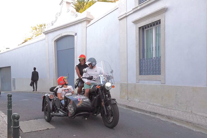Lisbon: Belem Motorcycle Side-car Tour - Monsanto park, Basilica of the Stars, and the Bica funicular for variety