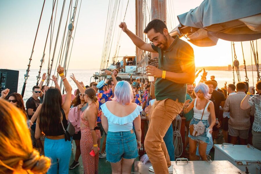 Lisbon Boat Party - Live DJ & Afterparty with VIP Club entry - Cais do Sodré energy, where the party peaks