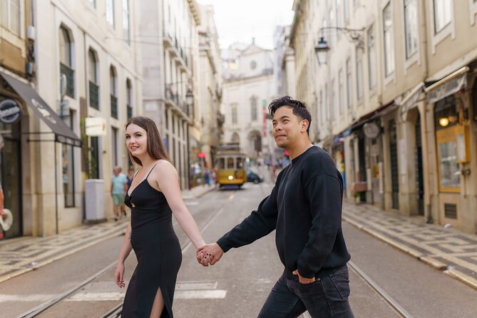 Lisbon Cinematic Photoshoot with Top-Rated Photographer - Starting at Praça do Comércio, then sliding into Praca Dom Pedro IV and Praca Da Figueira