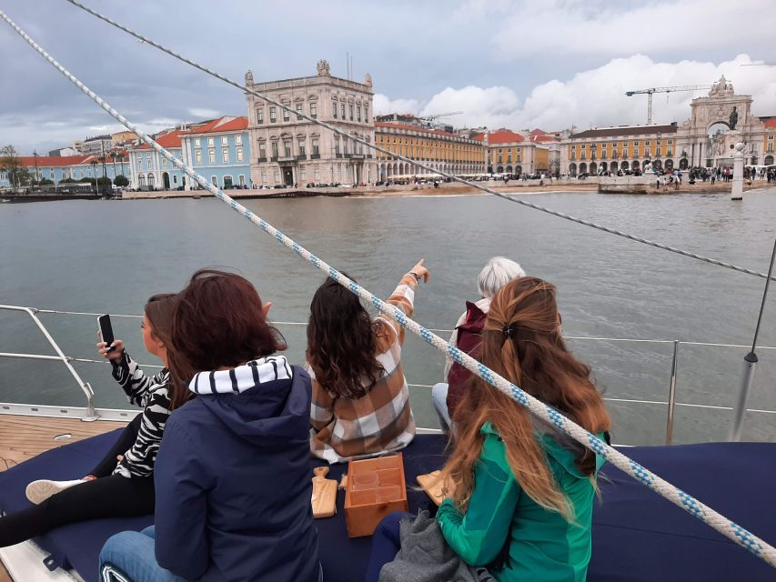 Lisbon: City Skyline Sailboat Cruise with Drink and Snacks - Cristo Rei and the bridges: the iconic landmarks you can feel in your body