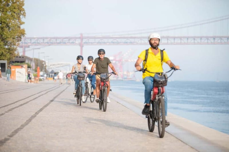 Lisbon: Electric Bike Tour by the River to Belém - Christ the King viewpoint: the quick climb that changes the whole day