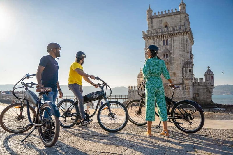 Lisbon: Electric Bike Tour by the River to Belém - Belém Tower finale, plus the pastel de nata payoff