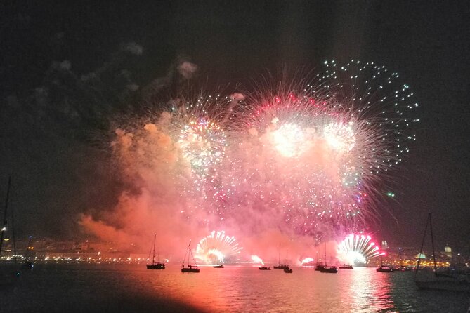 Lisbon: Fireworks, Music and Open Bar in New Year's Eve Cruise - Watching Fireworks From Praça do Comércio, Not the Sidewalk