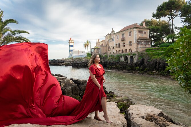 Lisbon Flying Dress & Fashion Photoshoot at iconic places - Choosing your flying dress color and fit