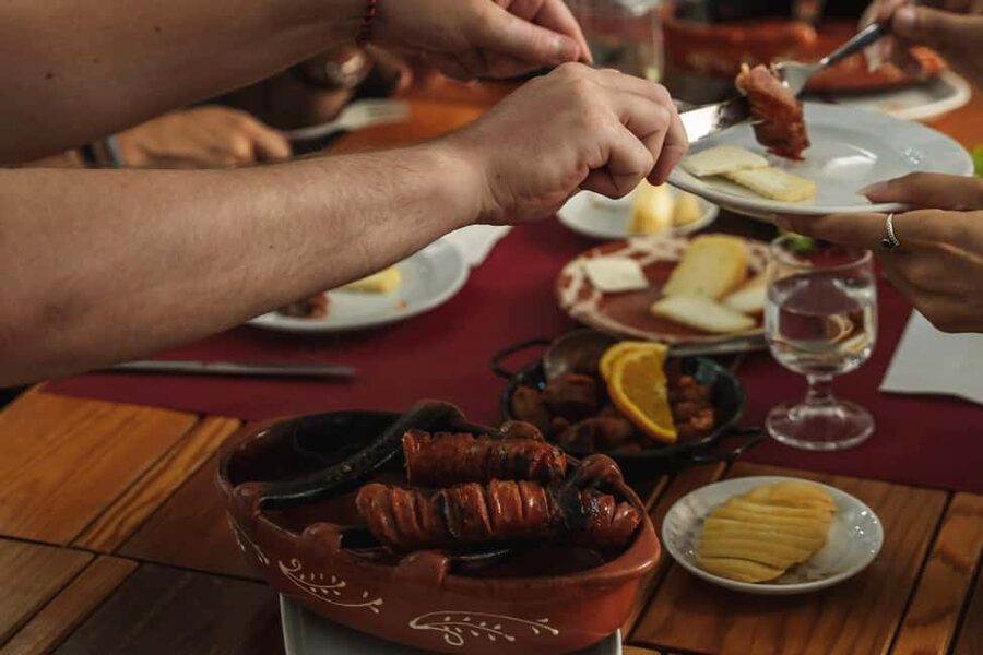 Lisbon: Food Crawl Walking Tour with Local Tastings - The food lineup: presunto, chourico, seafood rice, sardines, and more