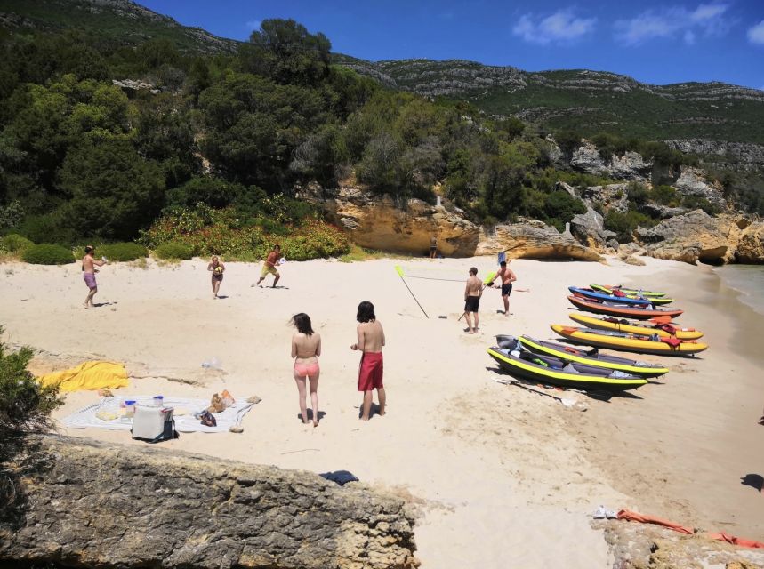 Lisbon: Full-Day Arrabida Kayak Tour with Picnic - Beach games and the rock jump moment (if conditions allow)