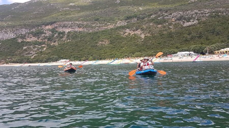 Lisbon: Full-Day Kayak Tour with Picnic and Transfer - Snorkeling Masks Included, What You Can Expect in the Water