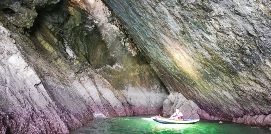 Lisbon: Full-Day Sesimbra Kayak Tour with Picnic - Boca de Tamboril Cave And Rocky Cliffs: Where Photos Meet Physics