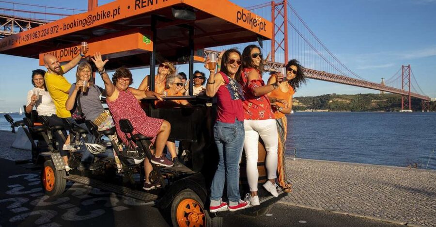 Lisbon: Fun Beer Bike by the Seafront - Why this Tejo seafront beer bike feels different from regular tours