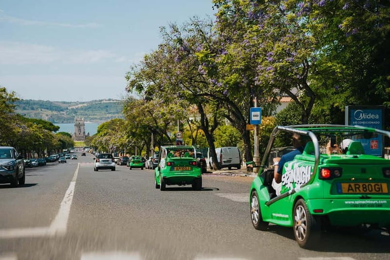Lisbon: GPS-Guided Spinach Tour by Electric Car - What the Spinach car experience feels like in Lisbon