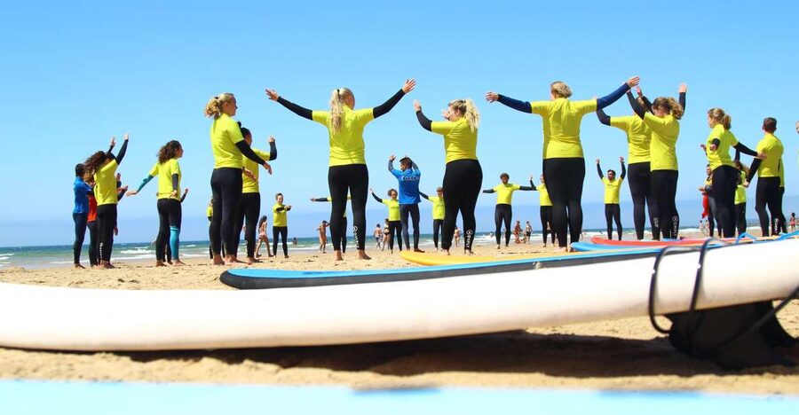 Lisbon: Guided Surfing Tour & Lessons - Getting picked up in Lisbon and heading to today’s best waves