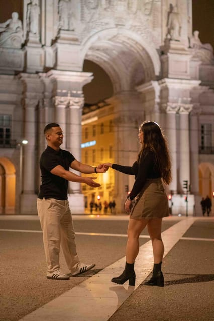 Lisbon lights: A Cinematic Photoshoot at night - Lisbon Lights at Night: What Happens During the 1-Hour Walk