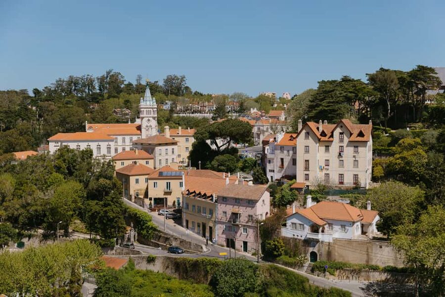 Lisbon: MiniBus Sintra, Pena, Regaleira, Cap Roca Tour - Pena Palace: fairytale architecture, ocean views, and the optional 3€ transfer