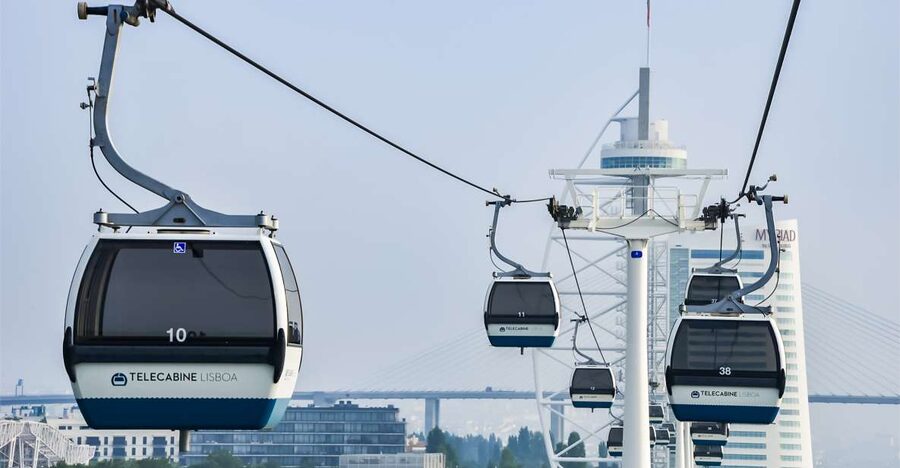 Lisbon: Nations Park Gondola Lift Cable Car Round Trip - Where you ride, North Station and South Station