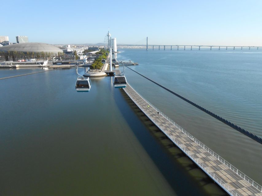Lisbon: Nations Park Gondola Lift One-Way Cable Car - The 8 to 12 minute itinerary, from the Tagus hover to Expo landmarks