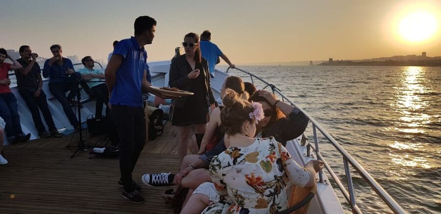 Lisbon: New Year's Eve Tagus River Cruise with Open Bar - Open bar on the water: beer, wine, sangria, plus a midnight toast