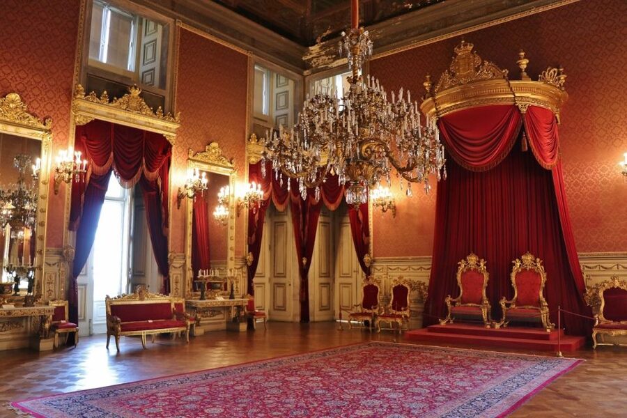 Lisbon: Private Historical Tour to Queluz and Ajuda Palaces - Ajuda National Palace in Belém: royal luxury, without the palace parade