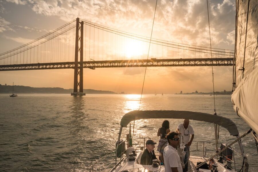 Lisbon: Private Sunset Cruise on the Tagus River with Drink - Inside the private yacht experience: crew, commentary, and how comfortable it feels