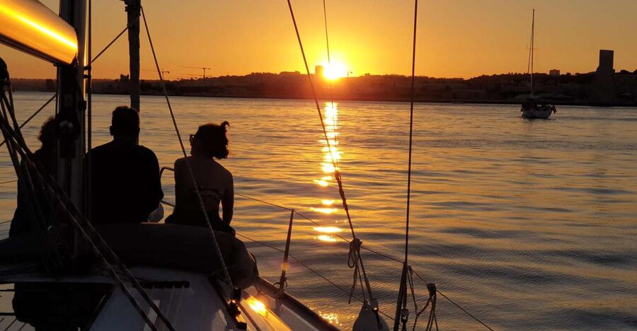 Lisbon: Private Sunset Cruise with Portuguese Wine - Getting on Board at Pypas Cruises, What to Expect Immediately