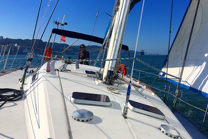Lisbon Sailing Day Cruise with wine & snacks - Belem from the water: Torre de Belém and the Jerónimos Monastery area