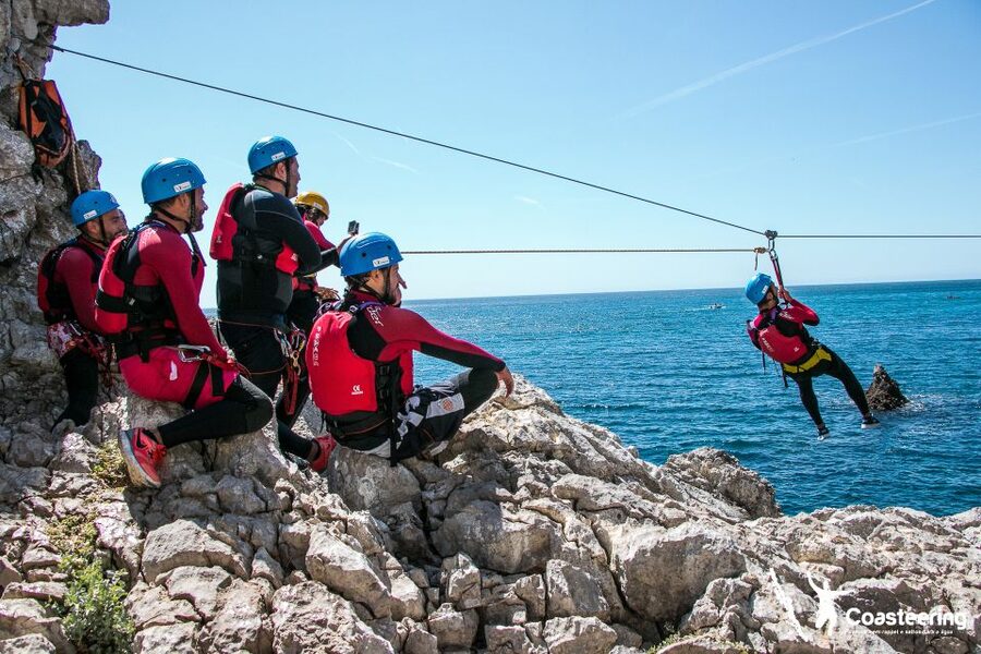 Lisbon: Sesimbra/Arrábida Natural Park Coasteering Adventure - Gear Check: Wet Suit, Buoyancy Aid, Harness, and Rappel Setup