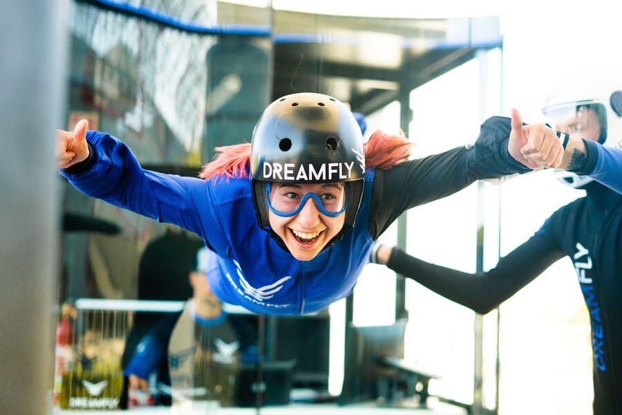 Lisbon/Sintra: Indoor Skydiving Experience - Your session flow: gear up, train, watch the instructor, then fly twice